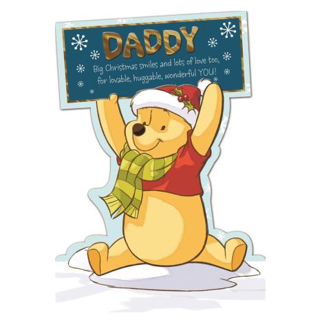 Daddy Winnie The Pooh Christmas Card £2.80